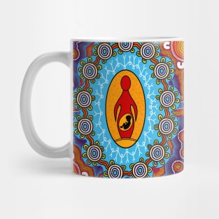 Aboriginal Art - Birth Death Marriage Mug